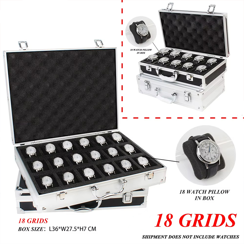 Luxury Watch Collection Box - Caja de Relojes Portátil de Lujo