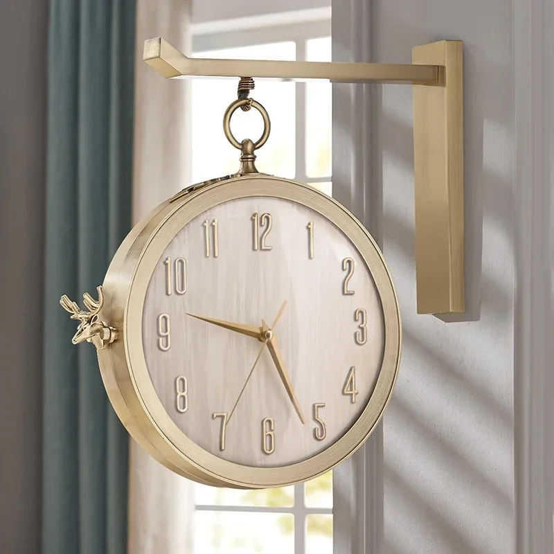 Luxury Watch Europe - Reloj de Pared de Doble Cara