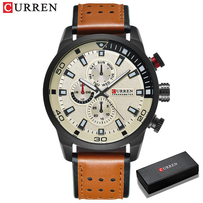 Luxury Watch Investment - CURREN-reloj de lujo para hombre, cronógrafo