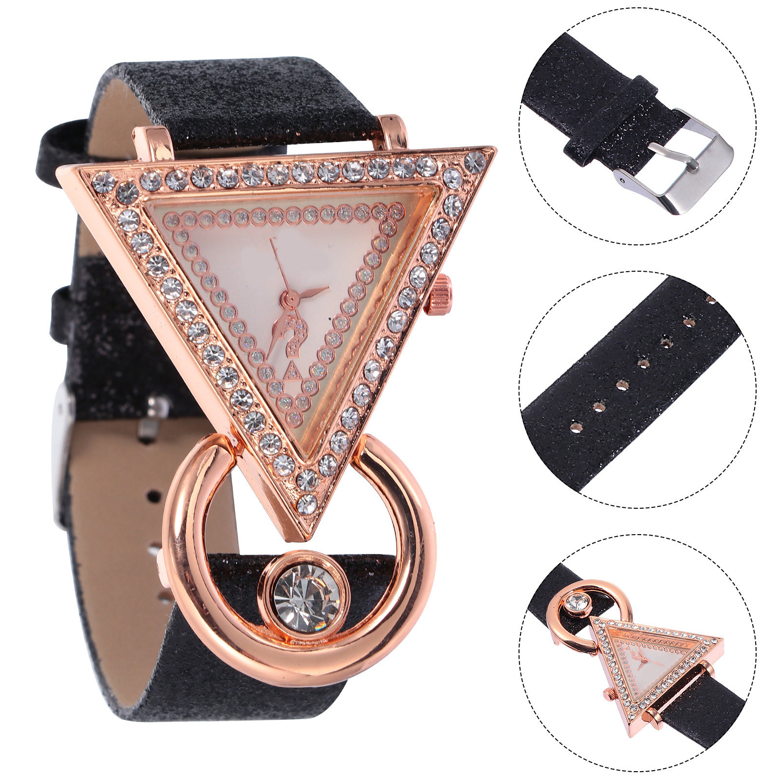 Watch Triangle Luxury - Reloj de Moda para Mujer, Forma