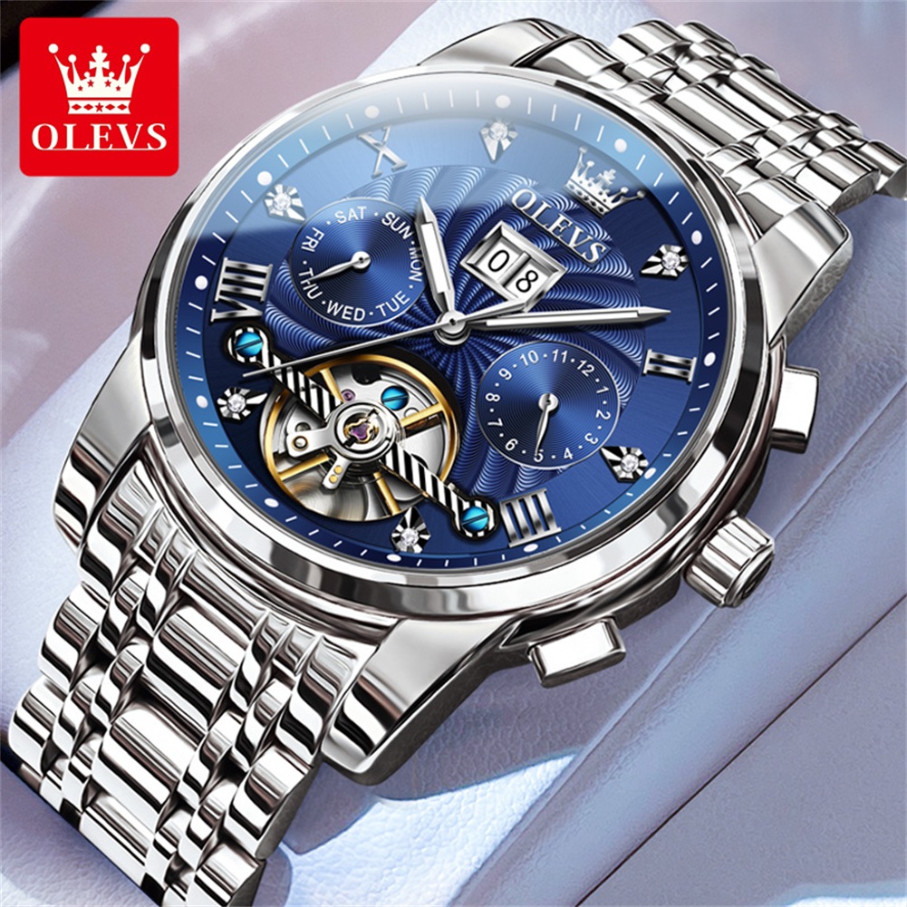 Luxury Watch Collection Box - Relojes OLEVS 9910 Originales y Auténticos