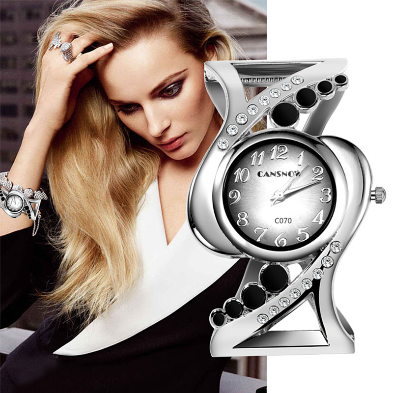 Luxury Watch Girl - Reloj de pulsera de cristal para