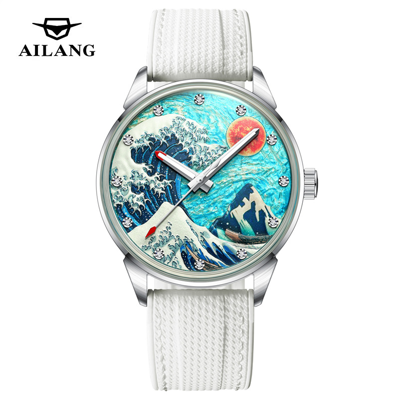 Tourbillon Movement Watch - AILANG nuevo Reloj mecánico Original de