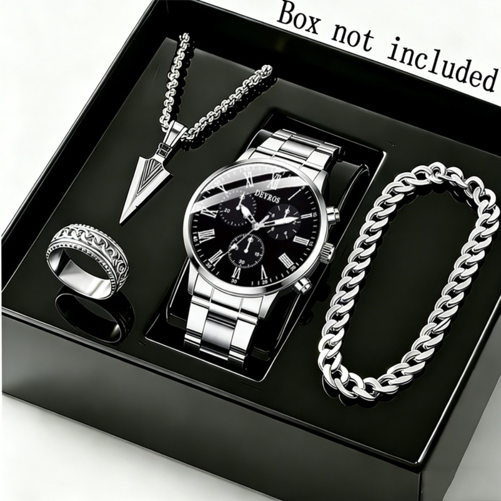 Watch Triangle Luxury - Juego de 4 piezas: Reloj de