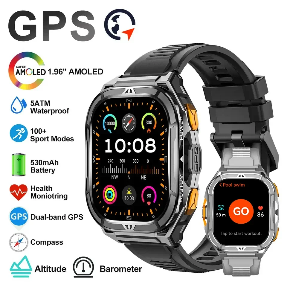 Luxury Watch Arabic - Reloj Inteligente AMOLED de Lujo con