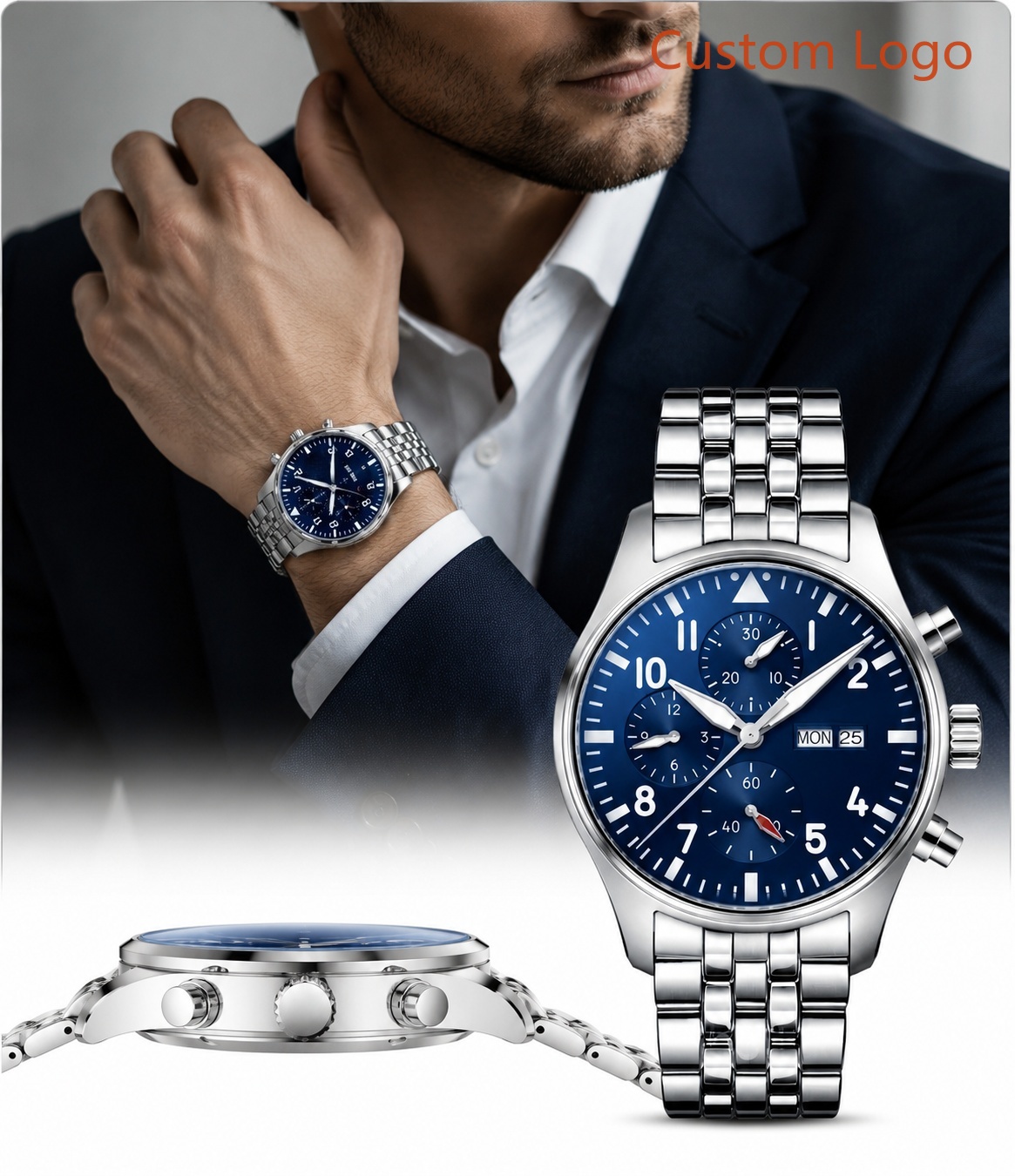 Watch Triangle Luxury - Reloj de Pulsera Clásico Militar para