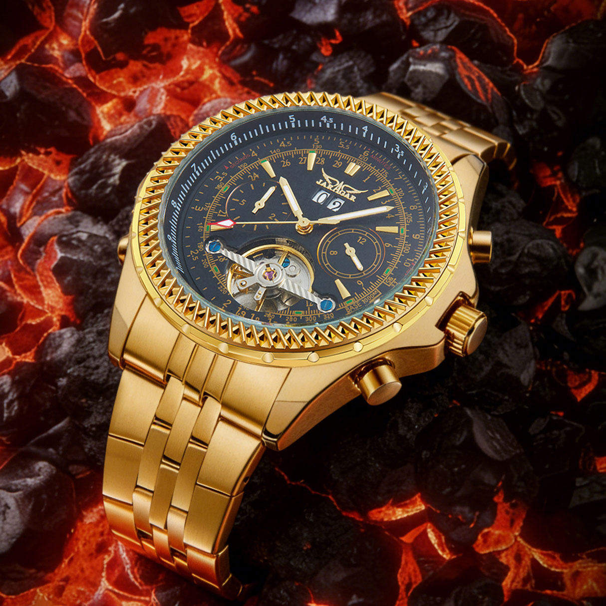 Reloj de pulsera mecánico de a - Tourbillon Movement Watch reseña y precio