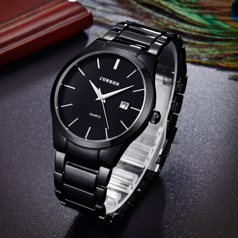 CURREN-reloj analógico de acer - Luxury Watch Top 10 reseña y precio