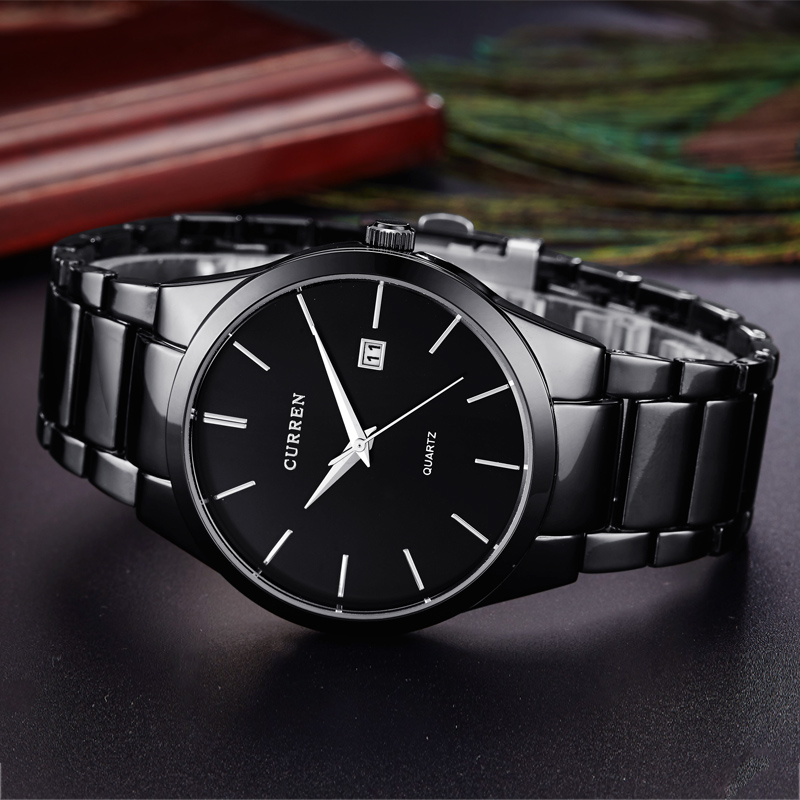 CURREN-reloj analógico de acer - Luxury Watch Top 10 reseña y precio