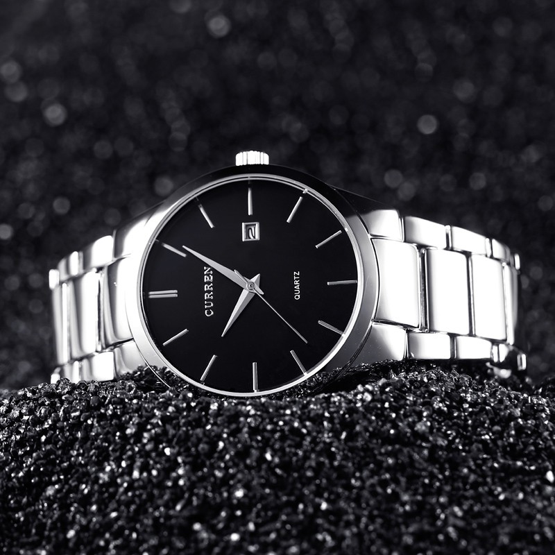 CURREN-reloj analógico de acer - Luxury Watch Top 10 reseña y precio