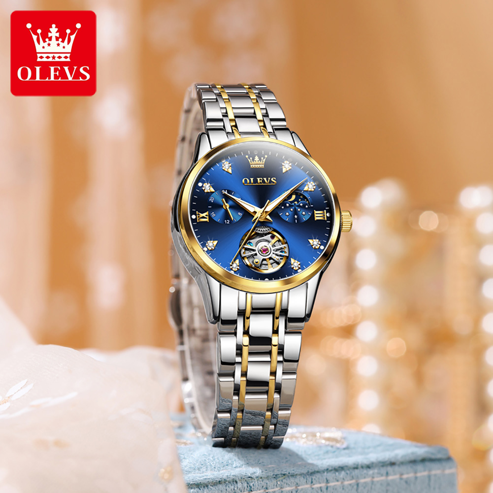 Relojes OLEVS para mujer, relo - Tourbillon Movement Watch reseña y precio