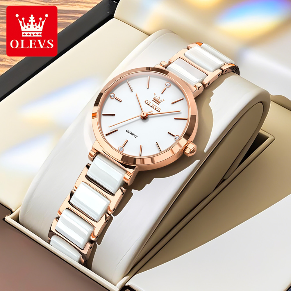 OLEVS Reloj de mujer 5877 Relo - Luxury Watch Girl reseña y precio