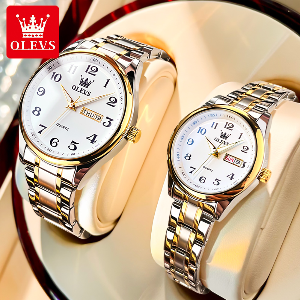 OLEVS, nuevo reloj de pareja a - Luxury Watch Wallpaper reseña y precio