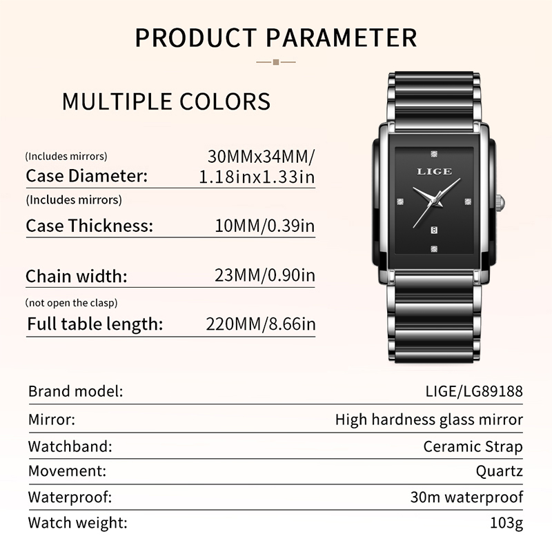 LIGE, nuevos relojes de lujo p - Luxury Watch Girl reseña y precio