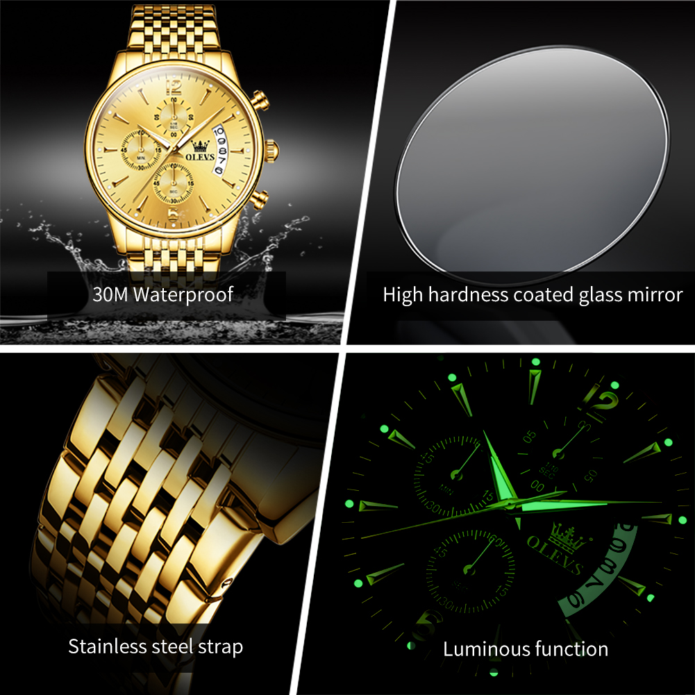 Reloj de cuarzo dorado de lujo - Luxury Watch Investment reseña y precio