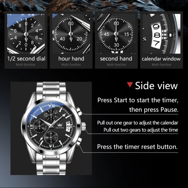 OLEVS 2987 reloj Original para - Luxury Watch Investment reseña y precio
