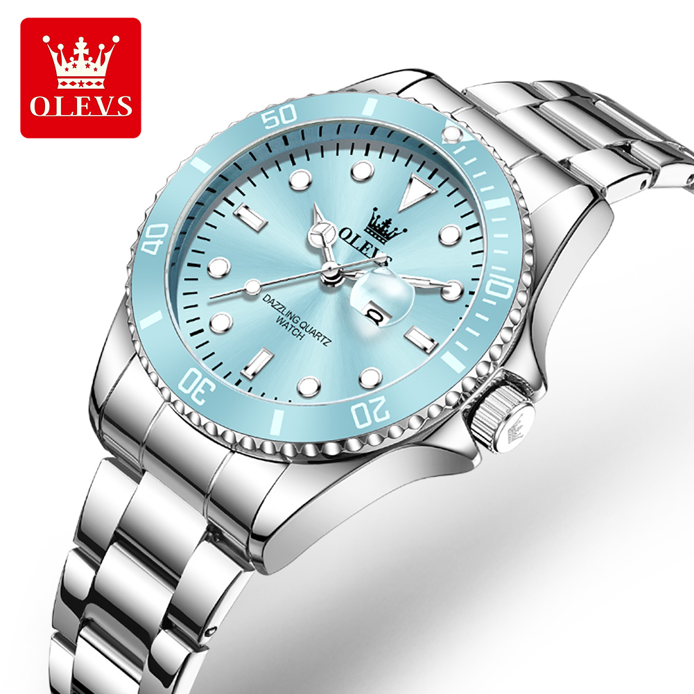 OLEVS-reloj de cuarzo resisten - Luxury Watch Girl reseña y precio