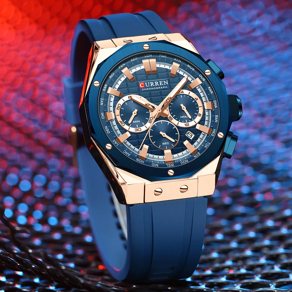 CURREN-Reloj de pulsera de cua - Luxury Watch Audemars Piguet reseña y precio