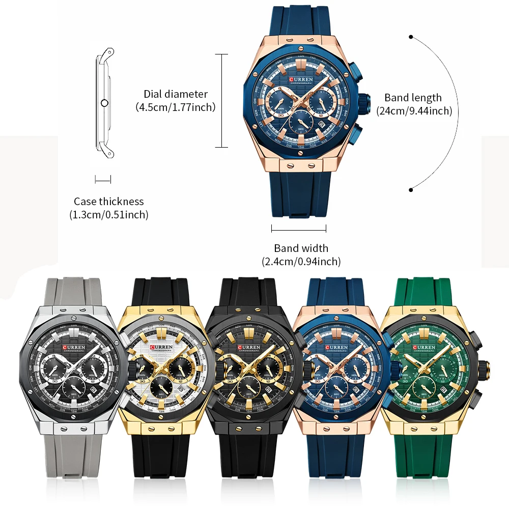 CURREN-Reloj de pulsera de cua - Luxury Watch Audemars Piguet reseña y precio