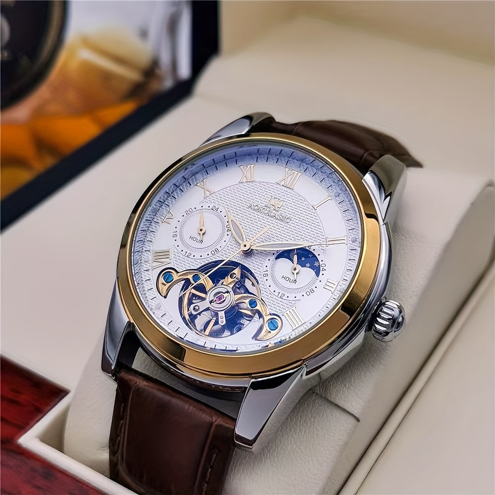Auténticos relojes de alta gam - Tourbillon Movement Watch reseña y precio