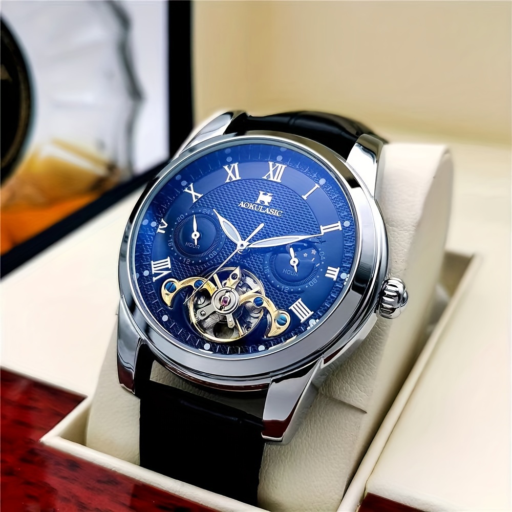 Auténticos relojes de alta gam - Tourbillon Movement Watch reseña y precio
