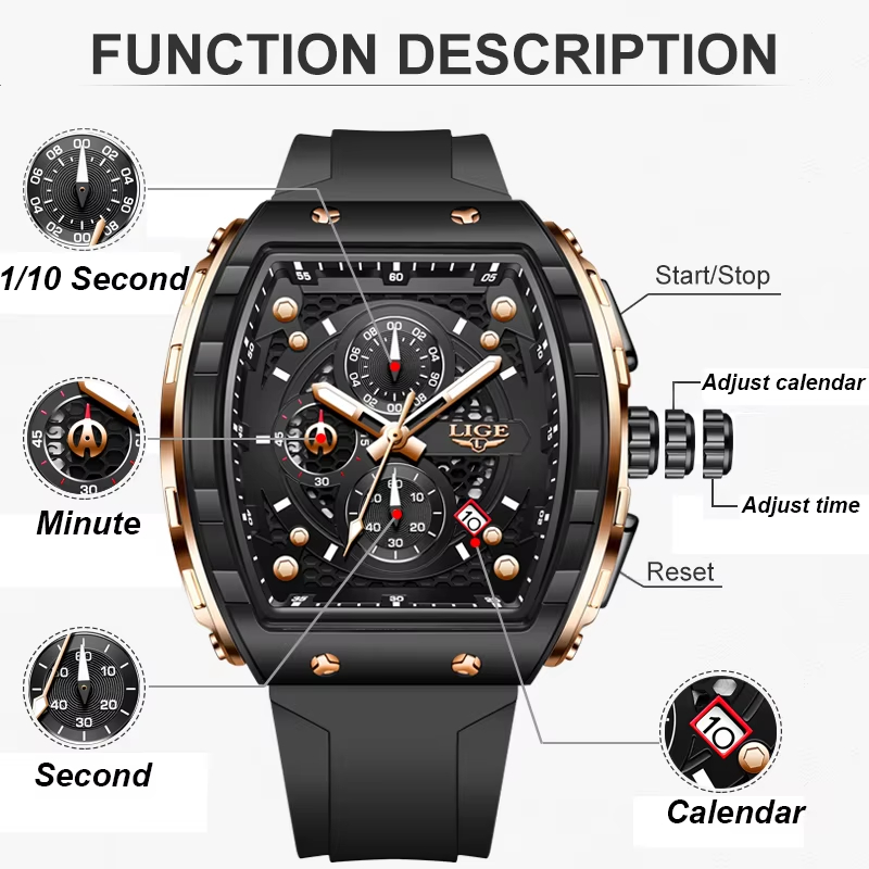 Reloj de Lujo para Hombre LIGE - Luxury Watch Investment reseña y precio