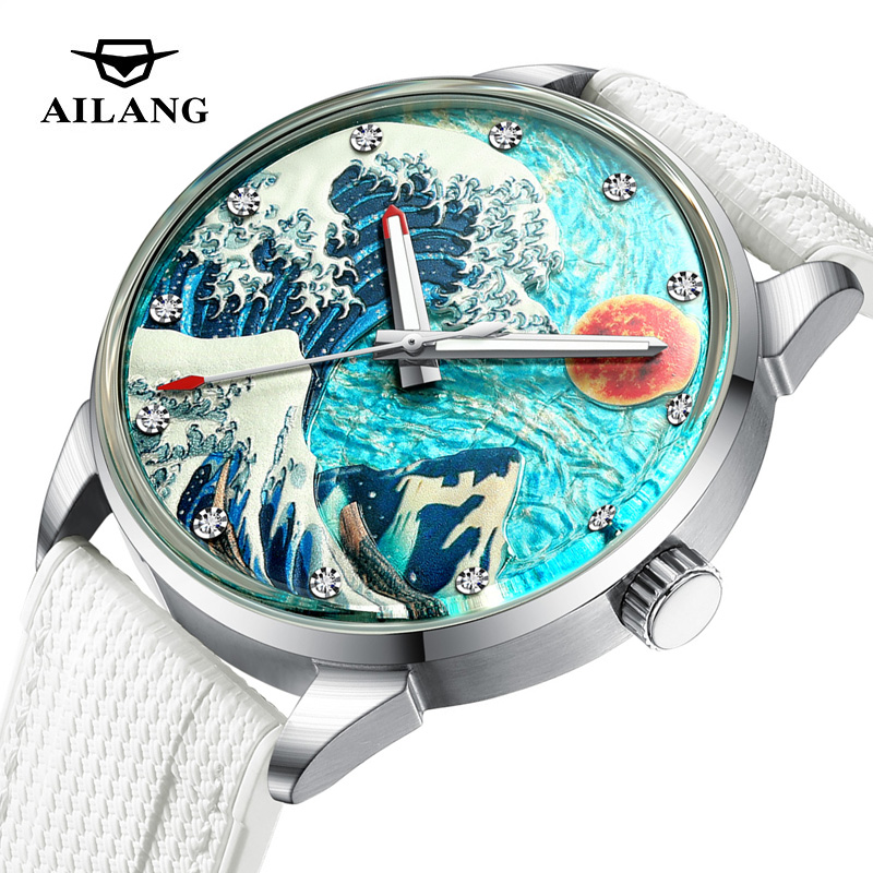 AILANG nuevo Reloj mecánico Or - Tourbillon Movement Watch reseña y precio