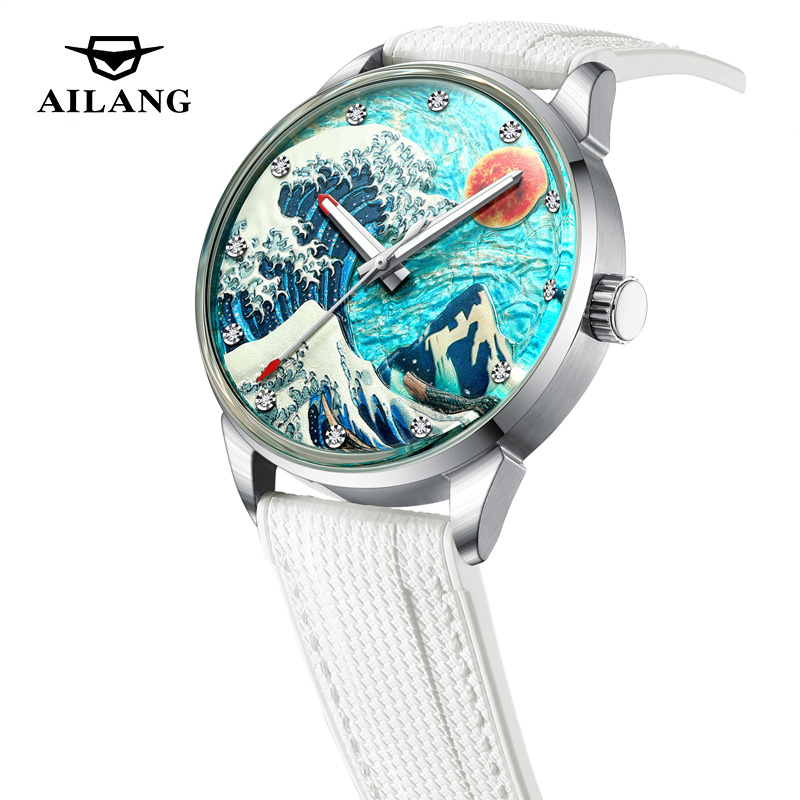 AILANG nuevo Reloj mecánico Or - Tourbillon Movement Watch reseña y precio