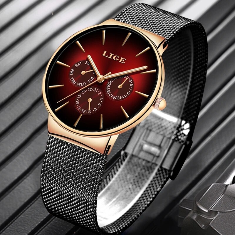 ¡Novedad! Relojes de moda LIGE - Luxury Watch Top 10 reseña y precio