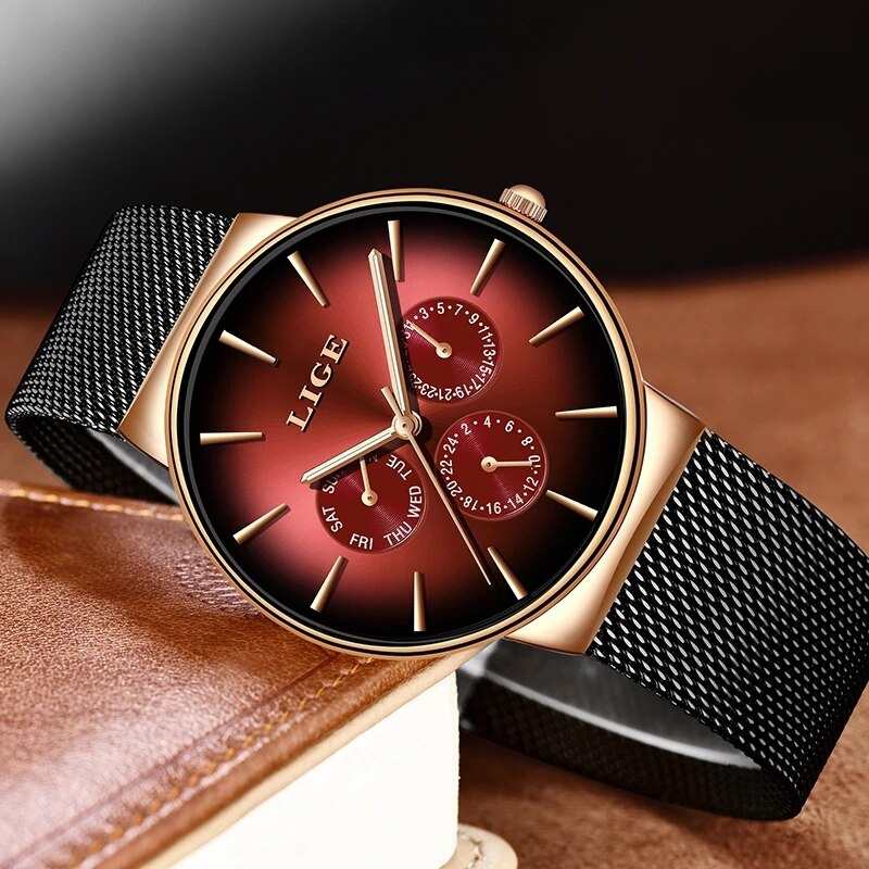 ¡Novedad! Relojes de moda LIGE - Luxury Watch Top 10 reseña y precio